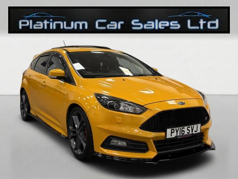 Yellow Used 2016 Ford Focus ST Hatchback | £10,995 (A bit pricey) - Image 1/4