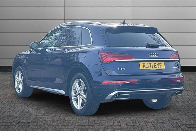 Used Audi Q5 S-Line 299 HP (219 kW) 2021 Navarra blue SUV