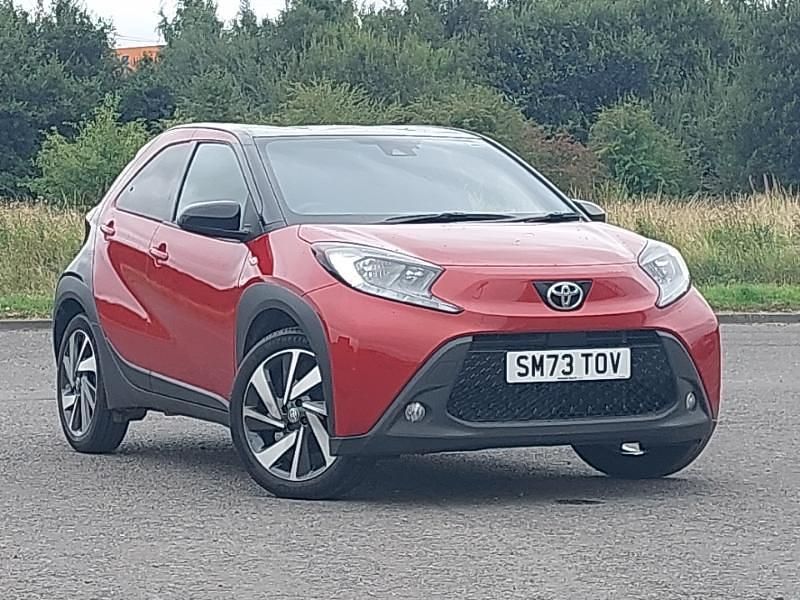 Red Used 2023 Toyota Aygo Hatchback | £13,998 (Fair price) - Image 1/4