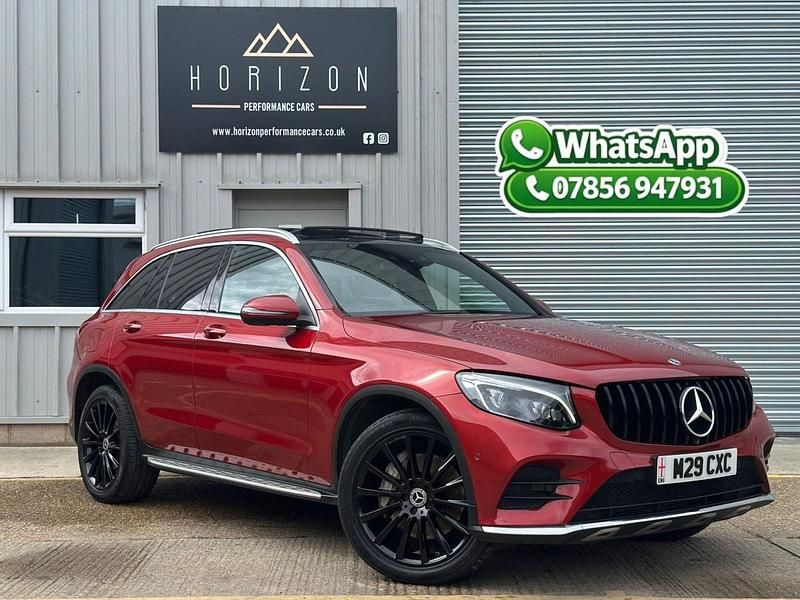 Used Mercedes GLC250 AMG line 204 HP (150 kW) 2017 Red SUV