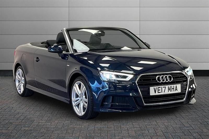 Used Audi A3 Cabriolet S-Line 150 HP (110 kW) 2017 Mythos black Cabriolet