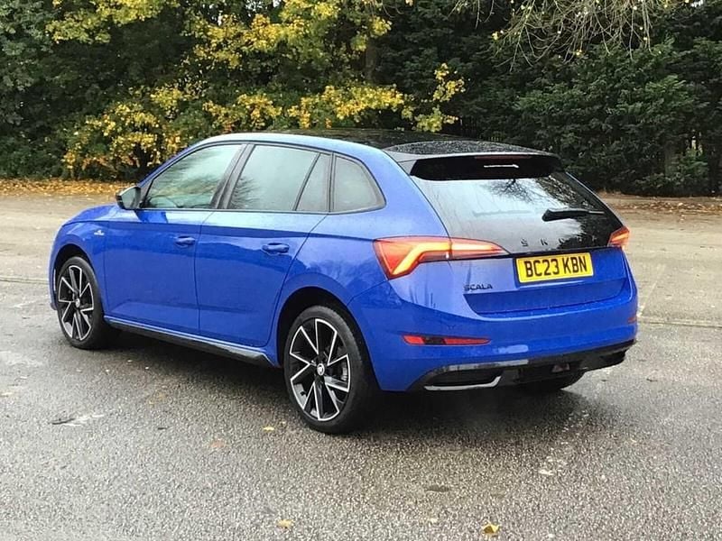 Used Skoda Scala Monte Carlo 2023 Blue Hatchback