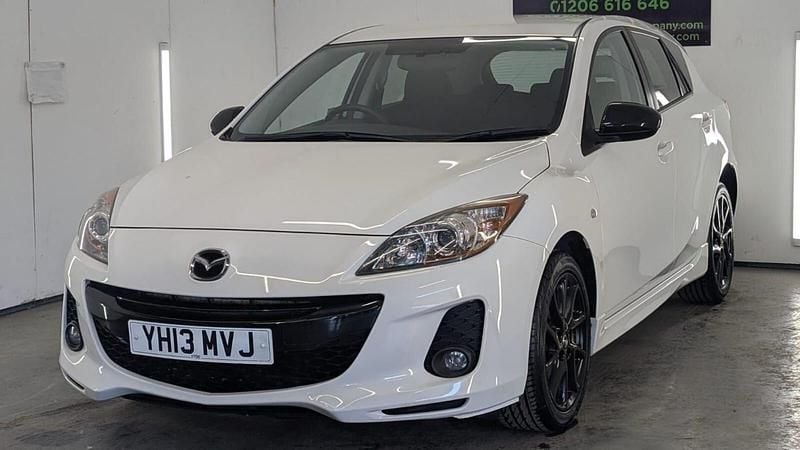 Begagnad Mazda 3 Edition 105 HK (77 kW) 2013 Vit Halvkombi