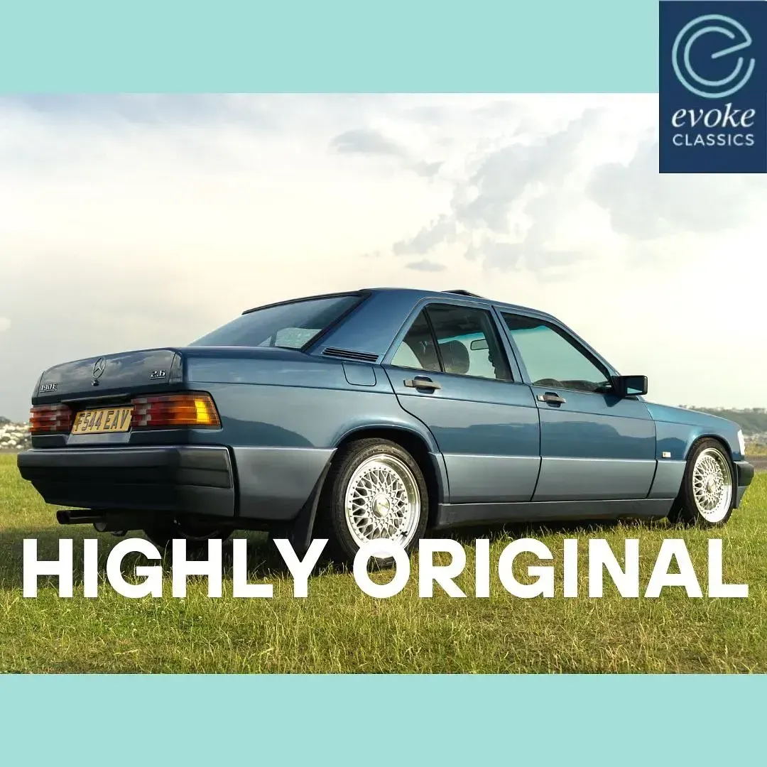 Used Mercedes 190 1989 Blue Sedan