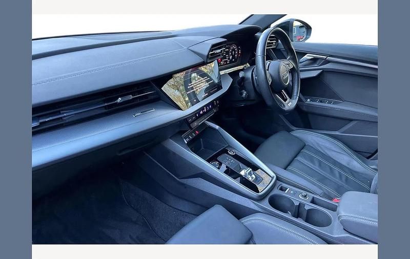 Used Audi A3 S-Line 150 HP (110 kW) 2022 Black Hatchback