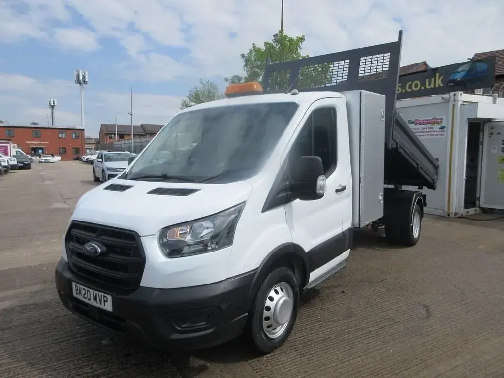 Second-hand Ford Transit S 130 CP (95 kW) 2020 Alb Cabrio
