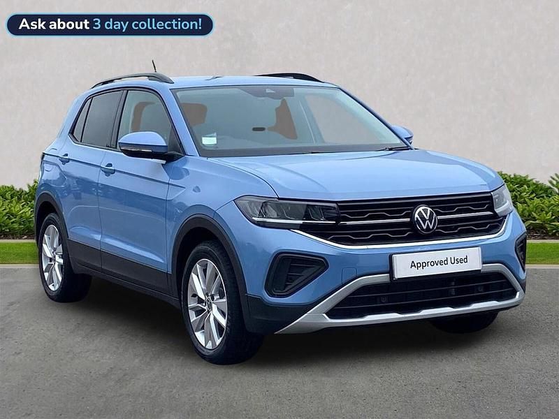 Blue New 2025 VW T-Cross Match SUV | £22,643 (A bit pricey) - Image 1/4