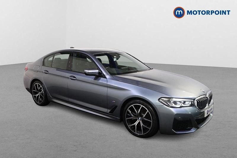 Blue Used 2021 BMW 520 M Sport Sedan | £24,549 (Good price) - Image 1/4