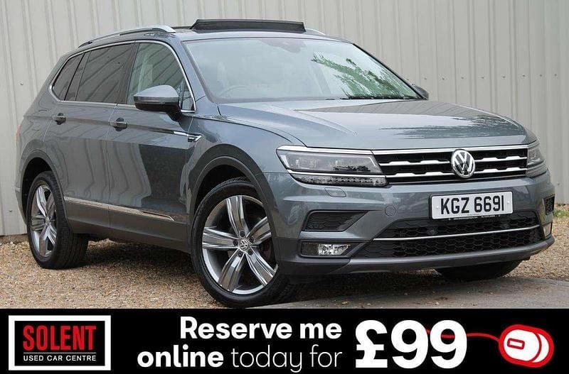 Grey Used 2018 VW Tiguan Allspace SEL SUV | £17,590 (Fair price) - Image 1/3