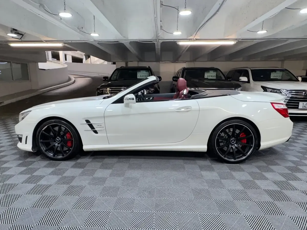 Used Mercedes SL63 AMG AMG 2015 White Cabriolet
