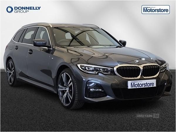 Grey Used 2021 BMW 330e M Sport Estate | £22,995 (Fair price) - Image 1/4