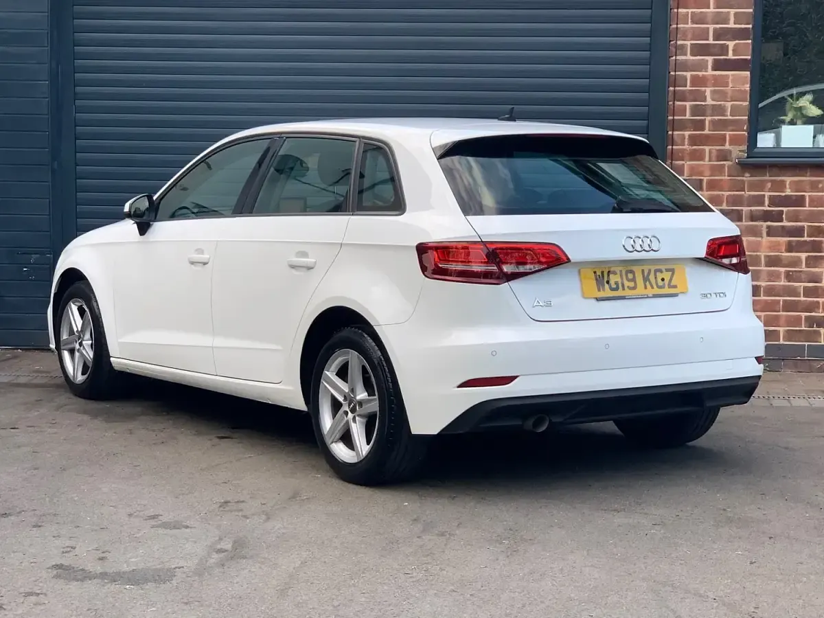 Used Audi A3 S-Line 2019 White Sedan