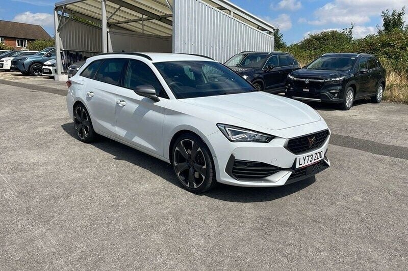 White Used 2024 Cupra Leon VZ2 Estate | £29,495 - Image 1/4