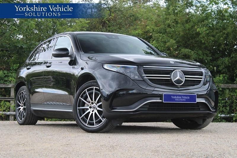 Used Mercedes EQC400 AMG line 300 kW (408 HP) 2021 Black SUV