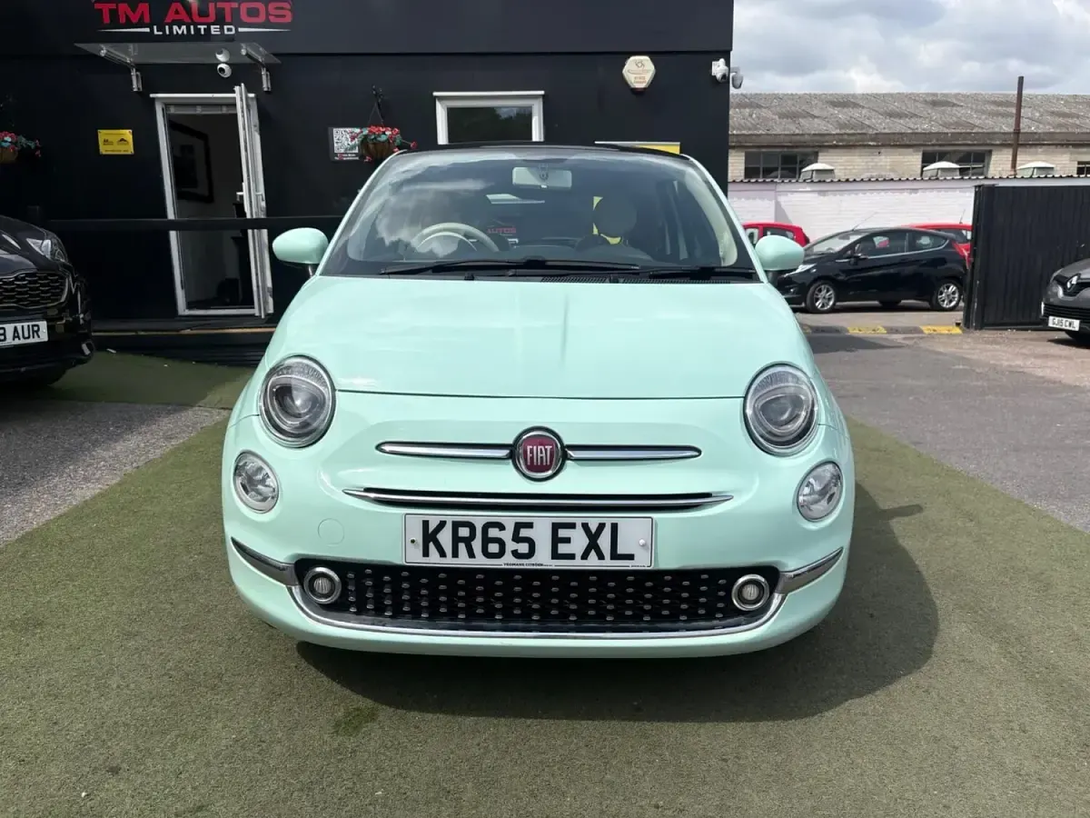 Used Fiat 500 Lounge 69 HP (50 kW) 2015 Green Hatchback