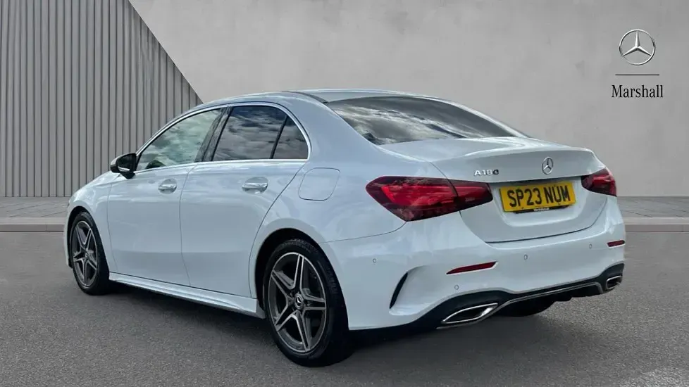 Used Mercedes A180 Executive 136 HP (100 kW) 2023 Moonstone white metallic