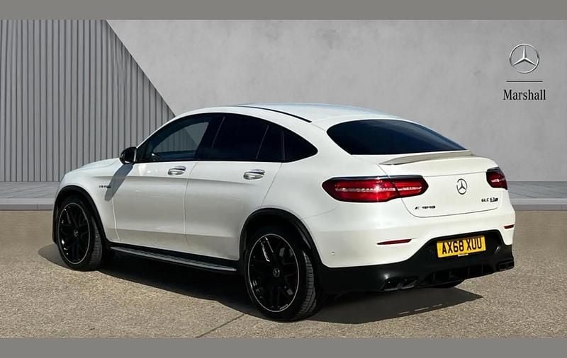 Used Mercedes GLC63 AMG Premium 510 HP (375 kW) 2019 White Coupe