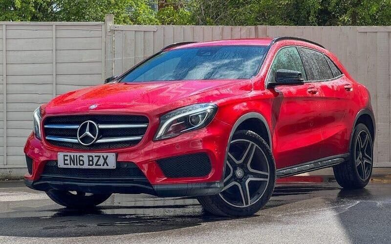 Used Mercedes GLA220 AMG line 177 HP (130 kW) 2016 Red SUV