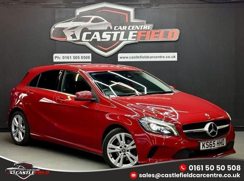 Used Mercedes A200 Premium 136 HP (100 kW) 2015 Red Hatchback