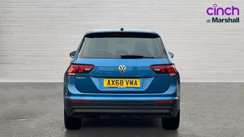 Used VW Tiguan Match 150 HP (110 kW) 2019 Caribbean blue metallic SUV