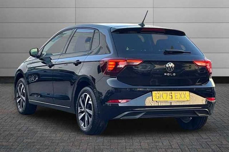 Used VW Polo Match 95 HP (69 kW) 2025 Black Hatchback