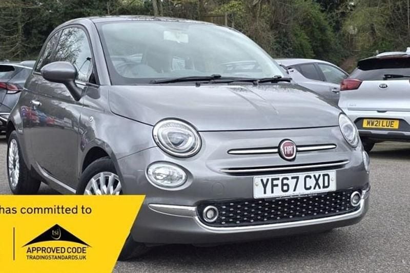Used Fiat 500 Lounge 69 HP (50 kW) 2018 Grey Hatchback