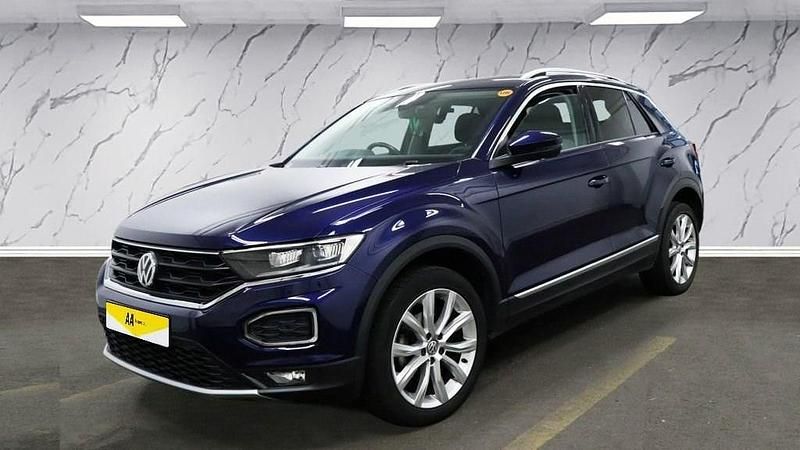 Used VW T-Roc SEL 150 HP (110 kW) 2019 Blue SUV