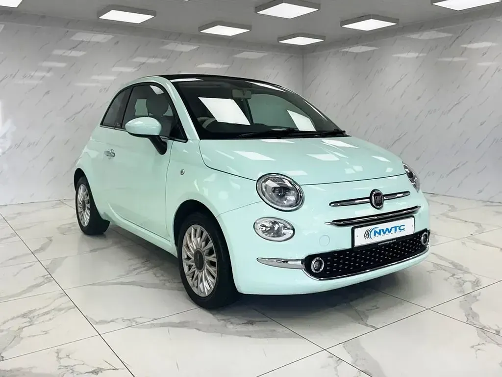 Usado Fiat 500C Lounge 69 HP (50 kW) 2017 Verde Cabrios