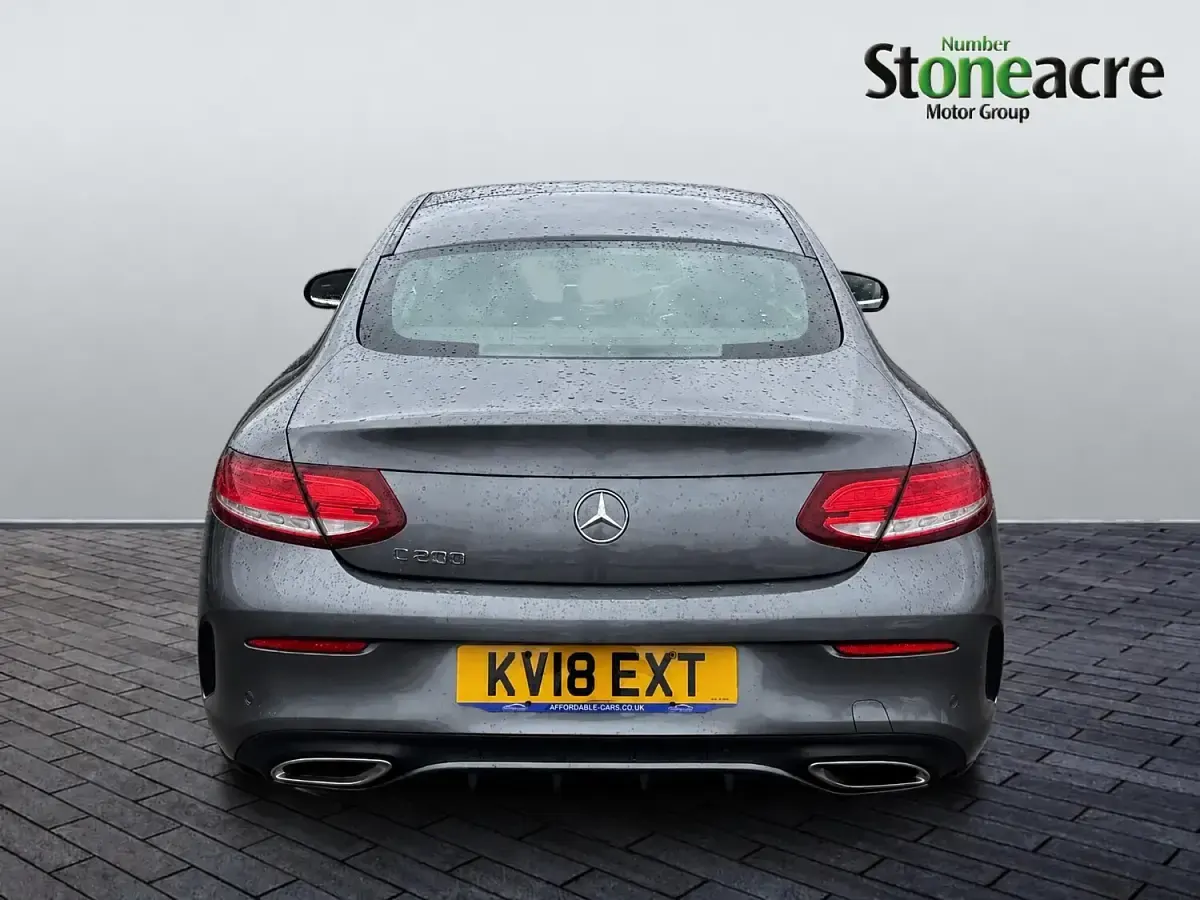 Used Mercedes C200 AMG Line Premium 184 HP (135 kW) 2018 Grey Coupe