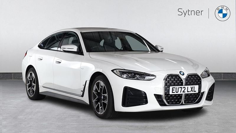 White Used 2022 BMW 420 Gran Coupé M Sport Coupe | £26,000 (Good price) - Image 1/4