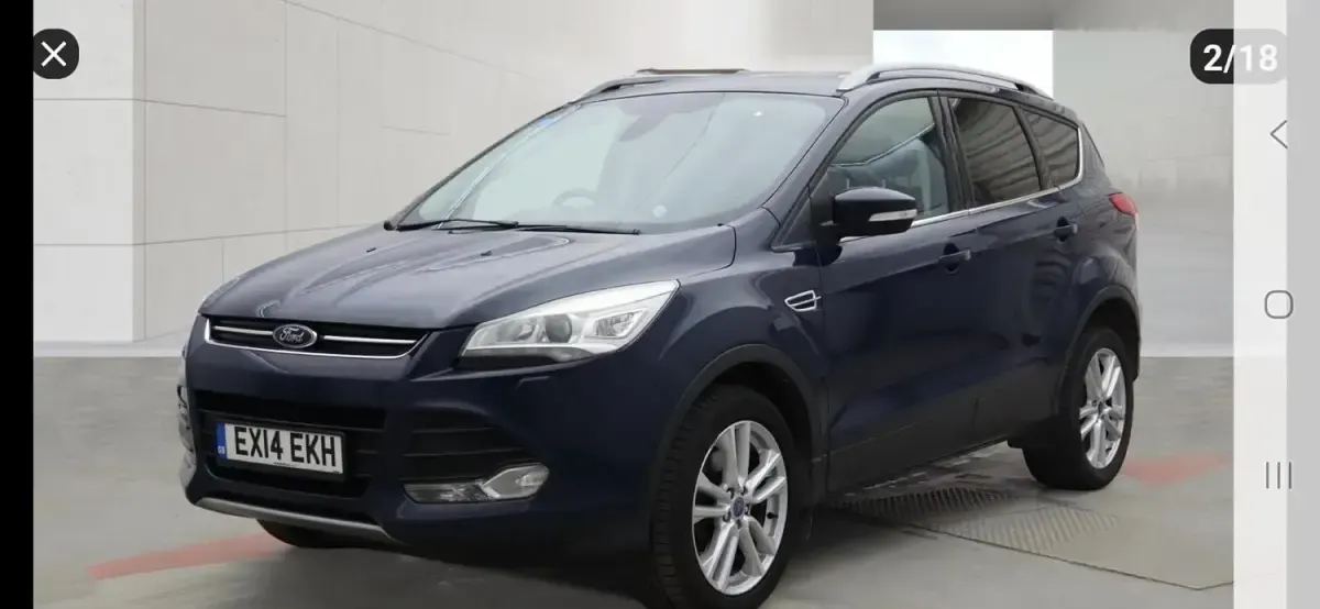 Second-hand Ford Kuga Titanium X 2014 Albastru SUV