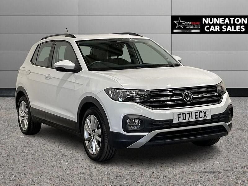 White Used 2022 VW T-Cross SE SUV | £14,900 (Good price) - Image 1/4