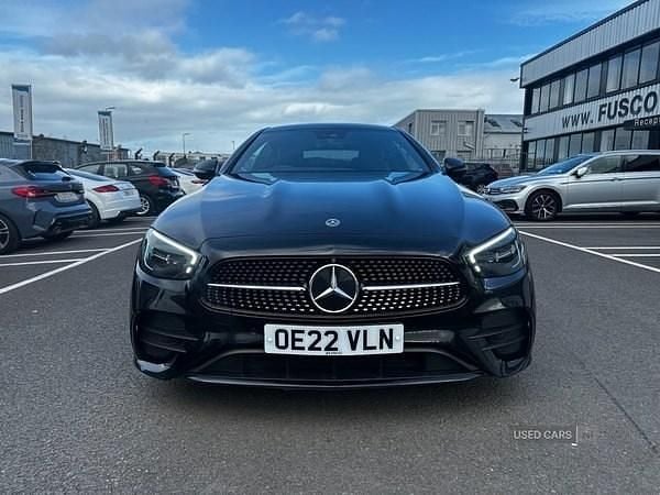 Used Mercedes E300 AMG line 258 HP (189 kW) 2022 Black Coupe