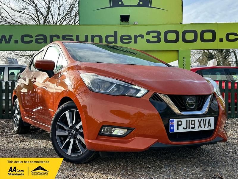 Used Nissan Micra N-Connecta 2019 Orange Hatchback