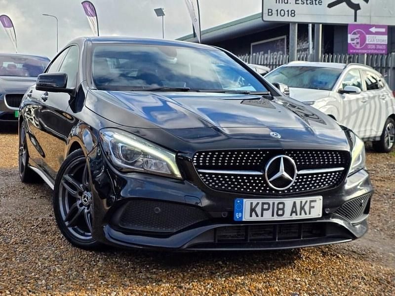 Black Used 2018 Mercedes CLA180 AMG line Sedan | £10,450 (Fair price) - Image 1/3