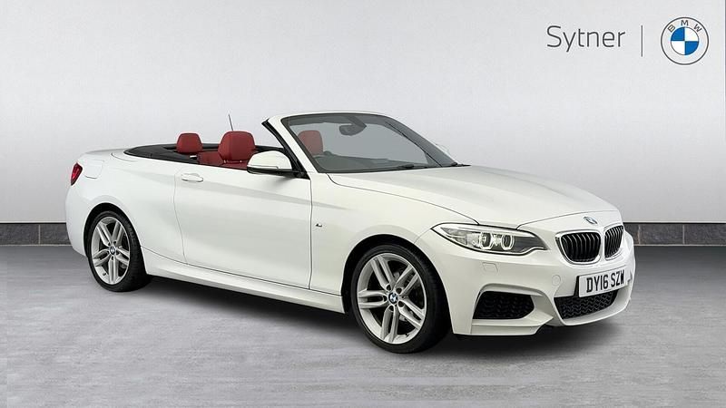 Used BMW 218 M Sport 134 HP (98 kW) 2016 White Cabriolet
