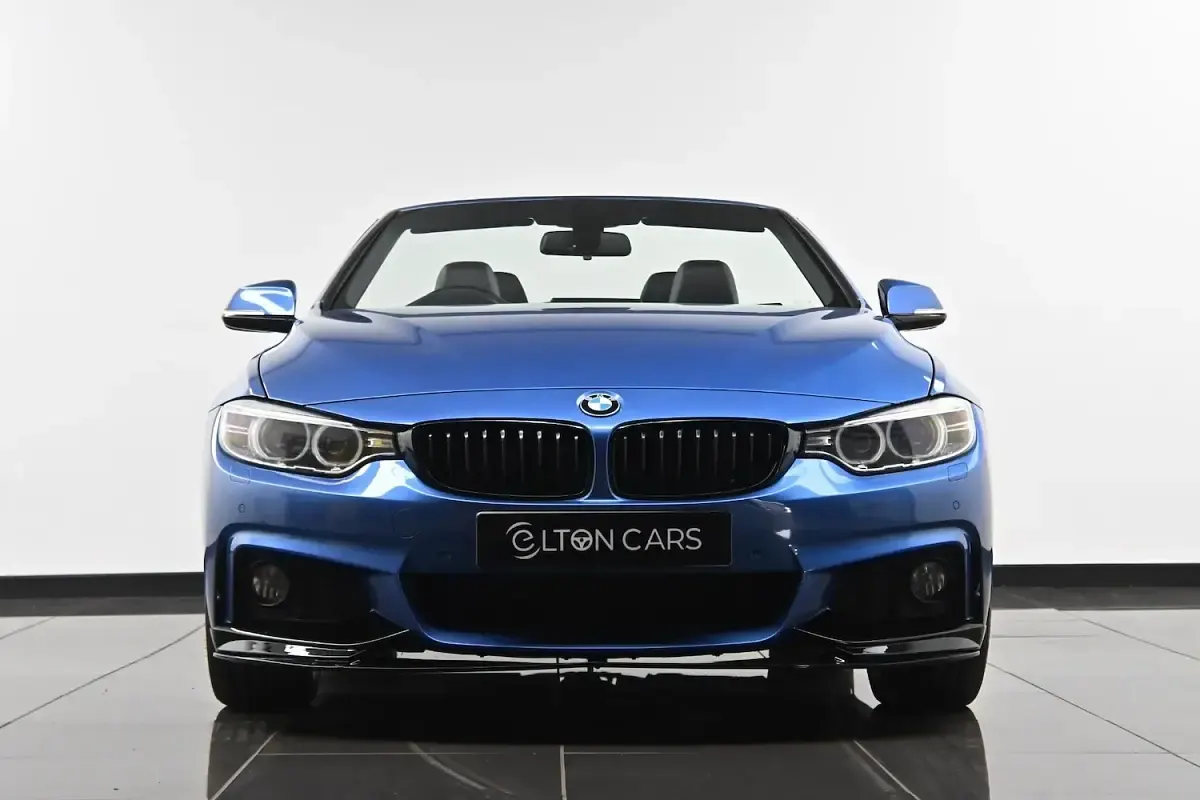 Used BMW 420 Cabriolet M Sport 190 HP (139 kW) 2015 Blue Cabriolet