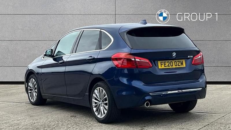 Used BMW 218 Active Tourer Luxury Line 138 HP (101 kW) 2020 Blue MPV
