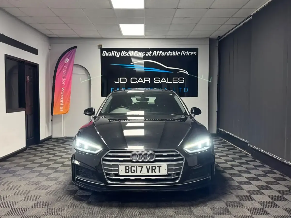 Begagnad Audi A5 Sportback S-Line 190 HK (139 kW) 2017 Svart Halvkombi