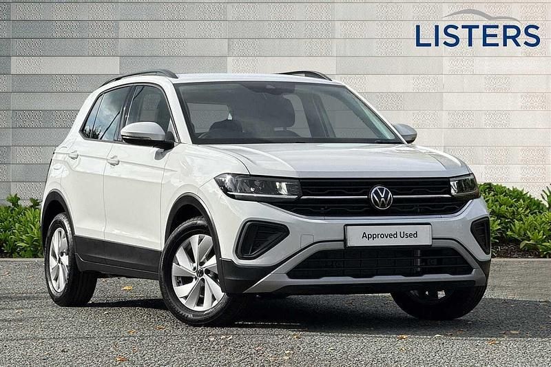 Pure white New 2025 VW T-Cross Life SUV | £22,900 (A bit pricey) - Image 1/4