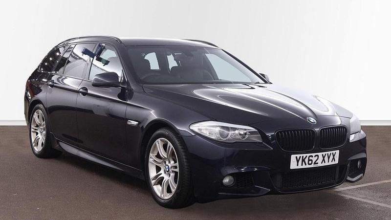 Black Used 2012 BMW 520 M Sport Estate | £6,950 (Fair price) - Image 1/4