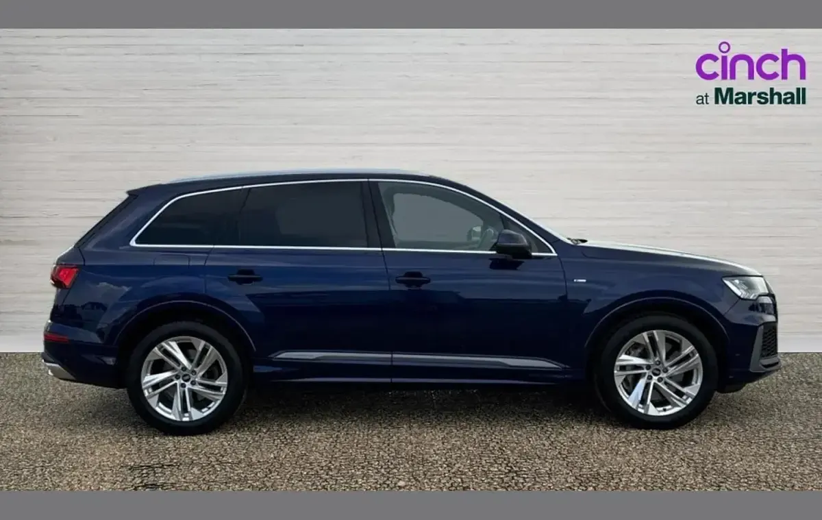 Used Audi Q7 S-Line 381 HP (280 kW) 2021 Blue SUV
