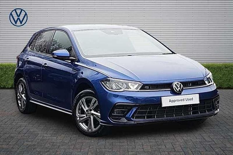 Used VW Polo R-line 115 HP (84 kW) 2025 Blue Hatchback