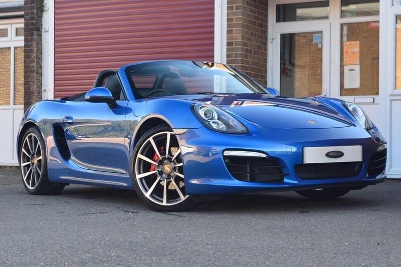 Used Porsche Boxster 265 HP (194 kW) 2015 Blue Cabriolet