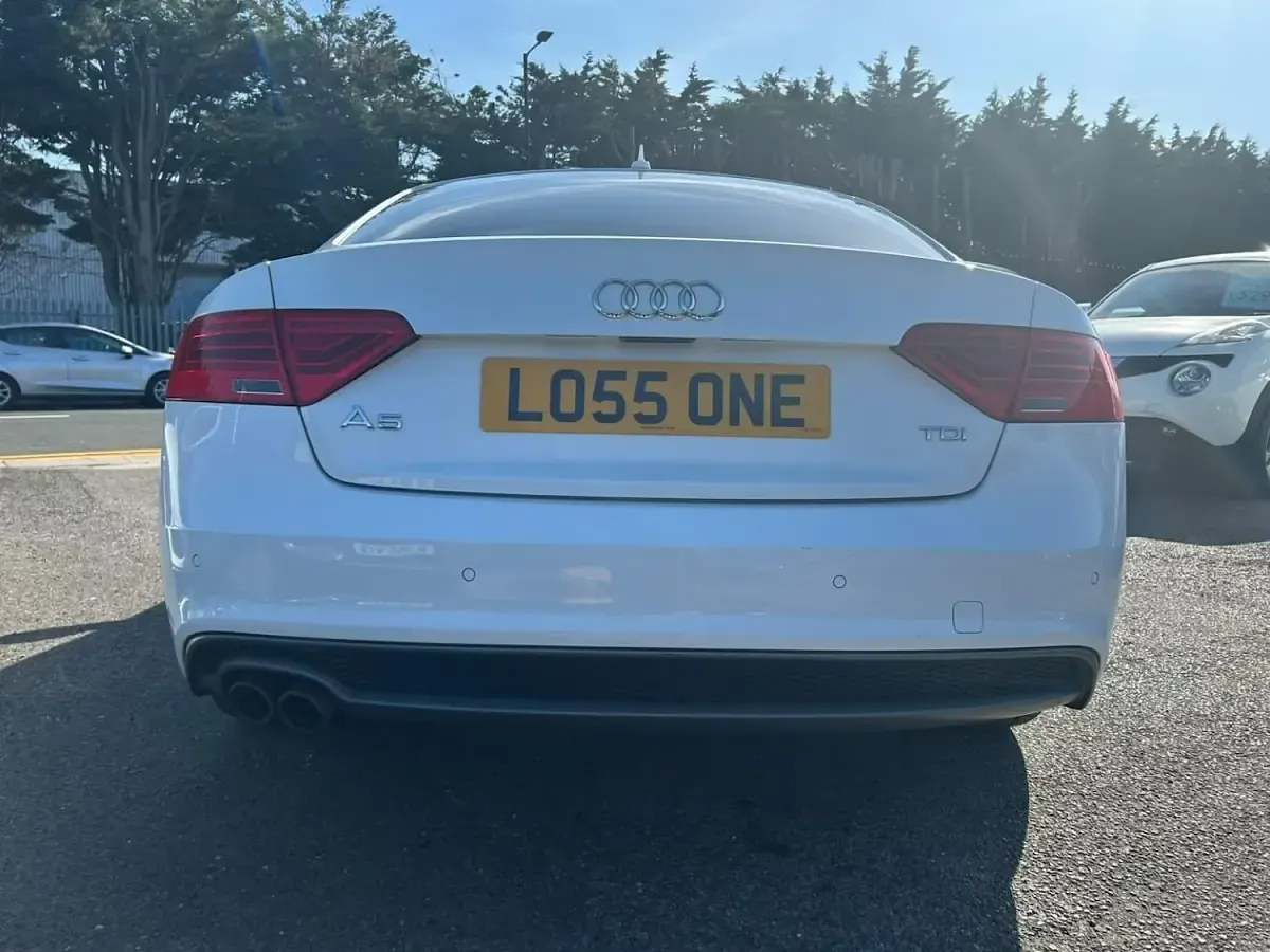 Used Audi A5 S-Line 177 HP (130 kW) 2014 White Coupe