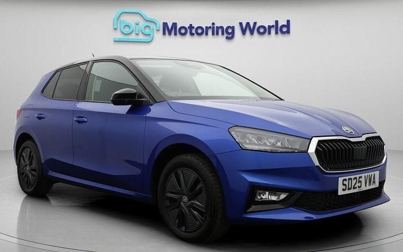 Used Skoda Fabia Design Edition 116 HP (85 kW) 2025 Blue Hatchback