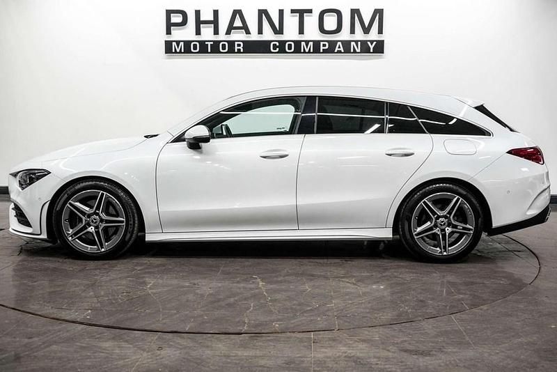 Used Mercedes CLA200 AMG line 2022 White Estate