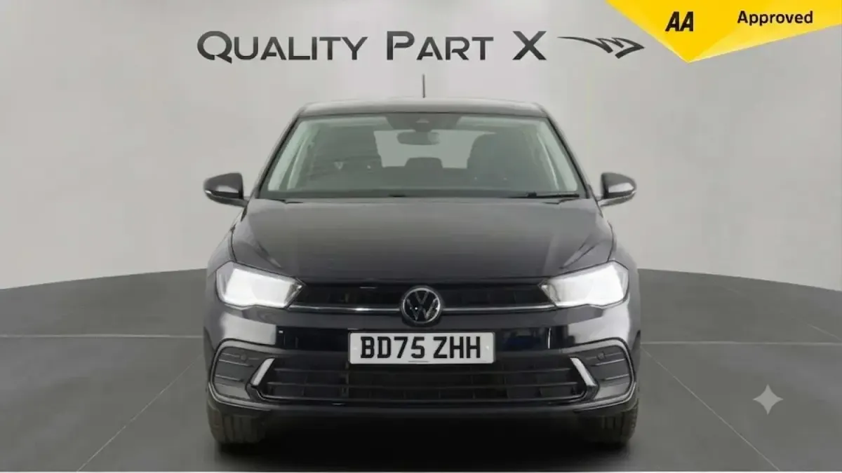 Used VW Polo Match 95 HP (69 kW) 2025 Black Hatchback