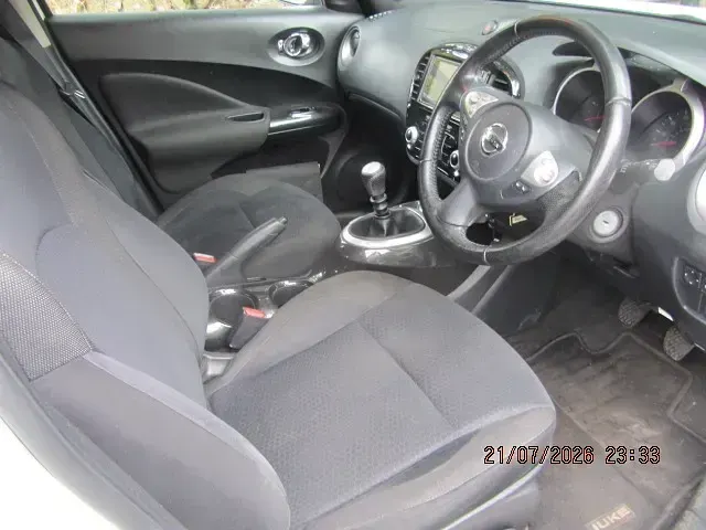 Used Nissan Juke N-TEC 110 HP (80 kW) 2014 White SUV