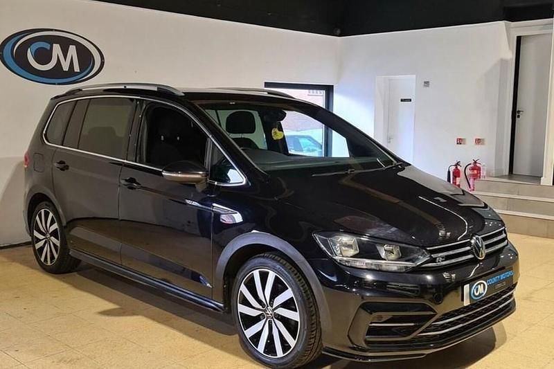 Black Used 2021 VW Touran R-line MPV | £19,995 (Good price) - Image 1/1